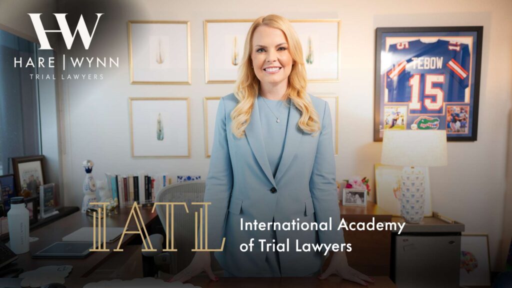 Hare Wynn Attorney Ashley Reitz Peinhardt Inducted into the International Academy of Trial Lawyers