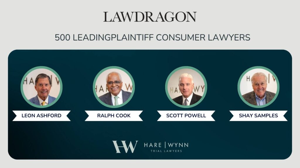 Hare Wynn Celebrates Four Attorneys Named to the 2025 Lawdragon 500 Leading Plaintiff Consumer Lawyers List